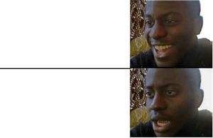 Disappointed Black Guy meme template - Click to use