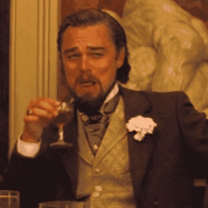 Leonardo DiCaprio Laughing meme template - Click to use