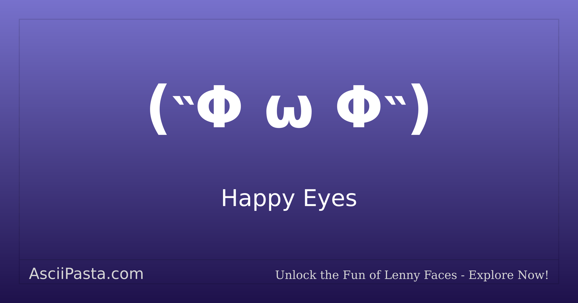 Ascii Pasta | Happy Eyes Text Face (˵Φ ω Φ˵) | Copy Laughing Emoticon