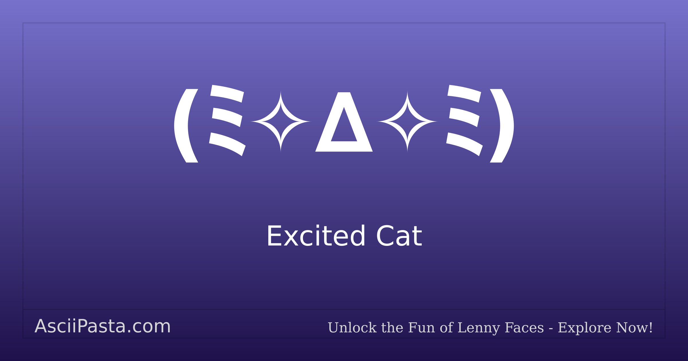 Ascii Pasta | Excited Cat Text Face (ミ ∆ ミ) | Copy Cats Emoticon